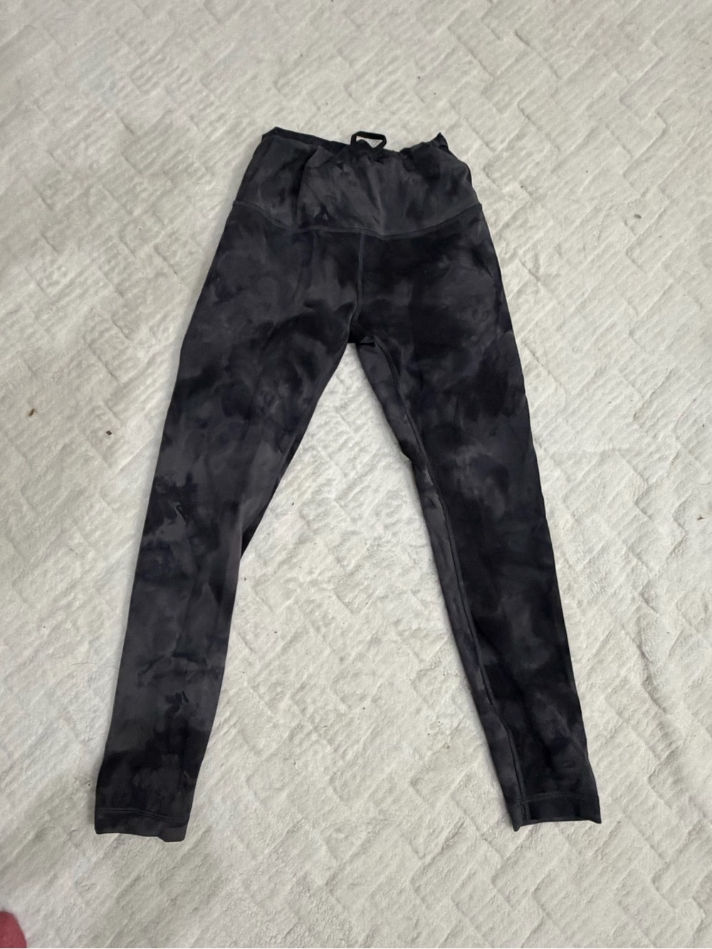 lululemon athletica Black Tie-Dye High-Rise Leggings
